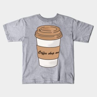 Coffee Shop AU Kids T-Shirt